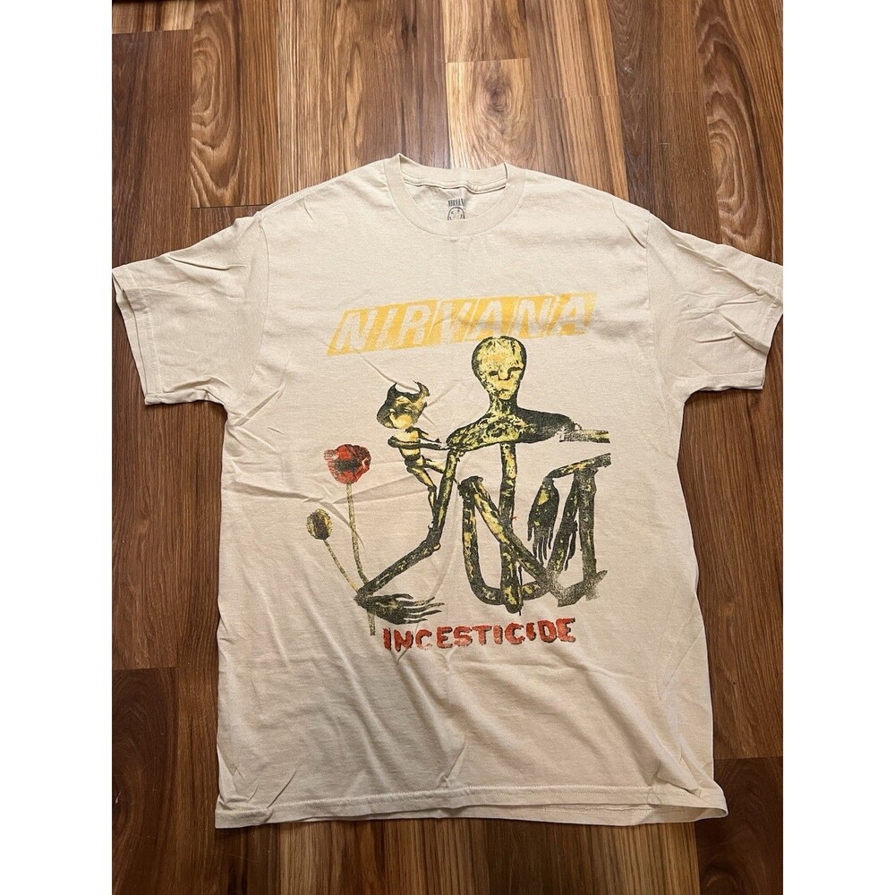 Nirvana Incesticide T-Shirt Officially Licensed Vintage Style Print M Grunge